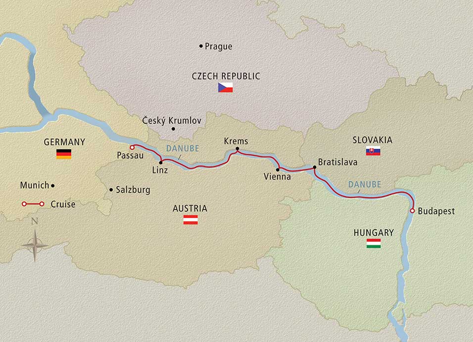 Danube Waltz Map