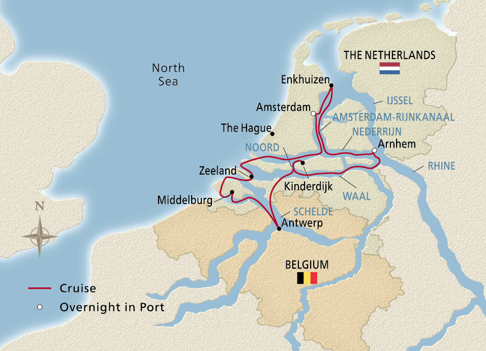 Tulips & Windmills River Cruise Dates and Pricing 2024 Amsterdam to