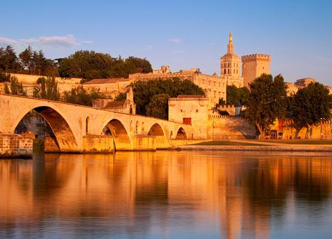 Rhone River Cruises: View of Palace of the Popes in Avignon
