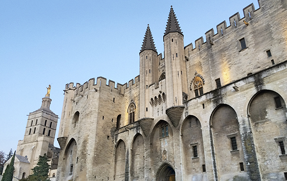 Palace of the Popes in Avignon, France