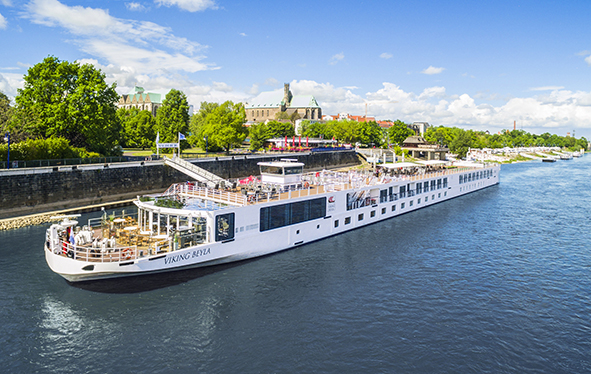Viking Beyla docked in Magdeburg