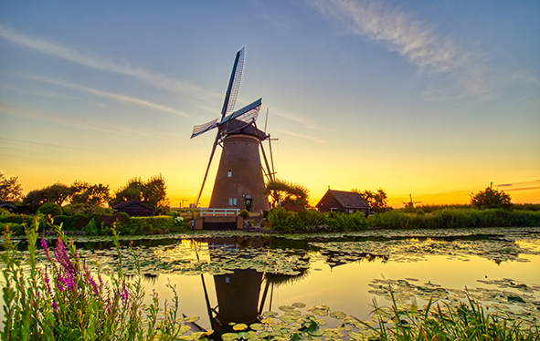 Windmill, Kinderdijkl