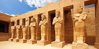 Luxor Karnak statues