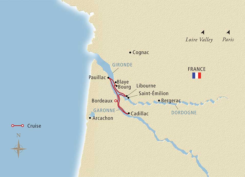 Heart of Bordeaux Map
