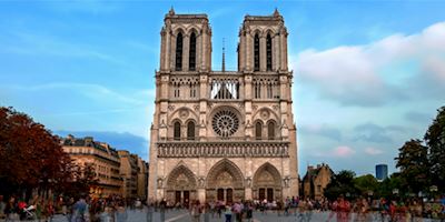 Exterior view of Notre Dame Cathedral